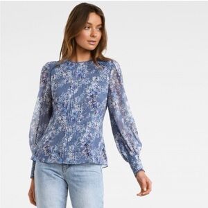 Ever New | Luella Pintuck Floral Print Blouse